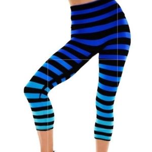 K deer alexis blue ombre stripe Capri medium M